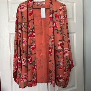 Kimono short flowered